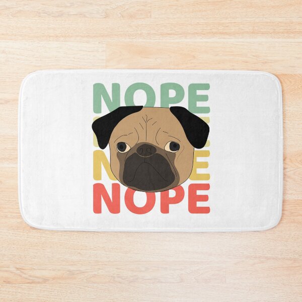 Item preview, Nope Pug Shirt / Pug Gifts / Funny Cute Pugs / Pug Owner Gift / Pug Life / Gift for Pug Lovers / Pug Dog / Lazy Pug Tee designed and sold by walidsam07.