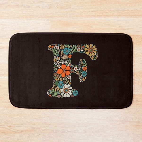 Item preview, Hippie Floral Letter F designed and sold by zeljkica.