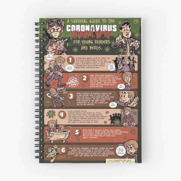 Item preview, A Survival Guide to the Coronavirus Apocalypse designed and sold by Dan-Lucifer.
