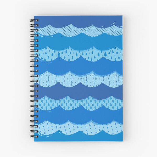 Item preview, Rainy Waves Pattern designed and sold by kjeppson.