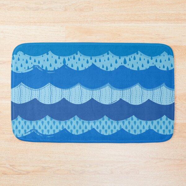 Item preview, Rainy Waves Pattern designed and sold by kjeppson.