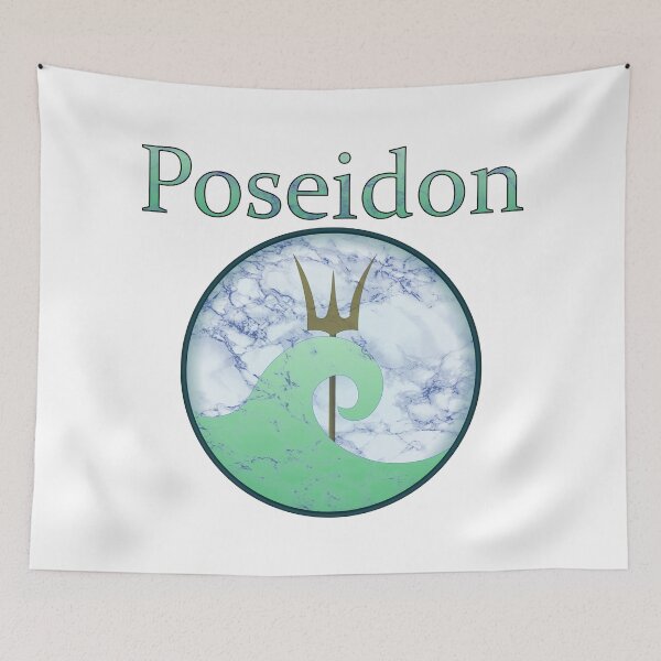 Item preview, Poseidon Wave and Trident on Marble designed and sold by Drakith.