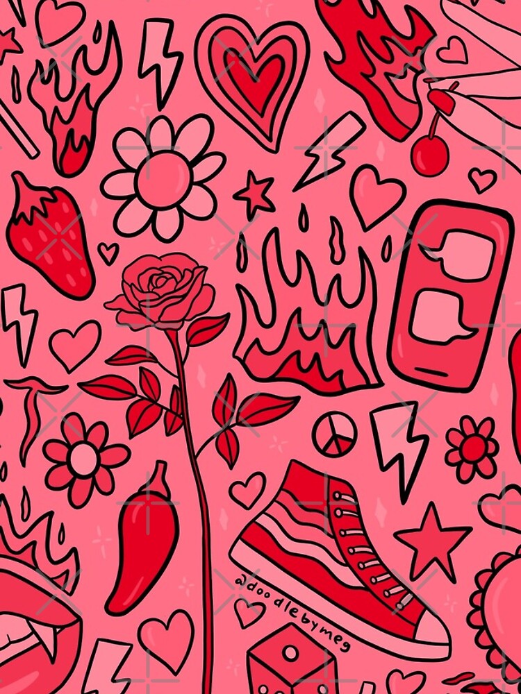 Red Print by doodlebymeg