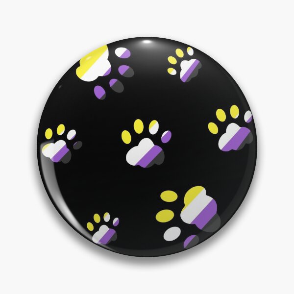 Item preview, Nonbinary Pride Paws designed and sold by Sad-Raccoon.