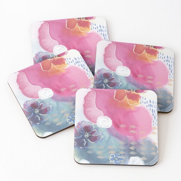 Item preview, Jardín de flores abstracto rosa designed and sold by AnissaF.