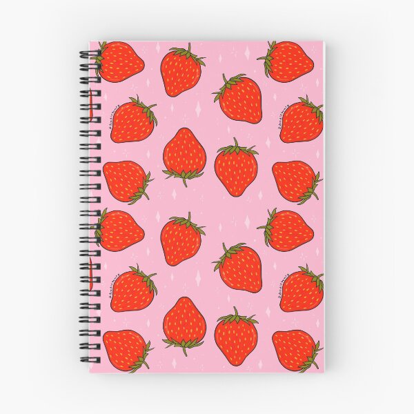 Item preview, Strawberry Print designed and sold by doodlebymeg.