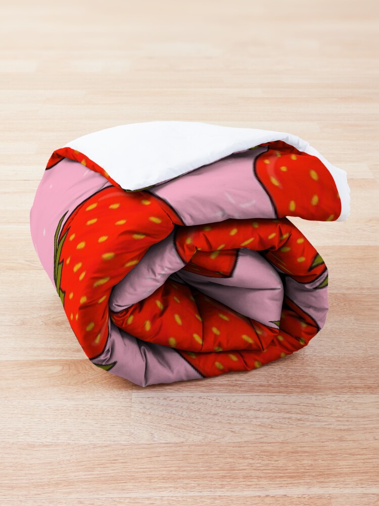 Alternate view of Strawberry Print Comforter