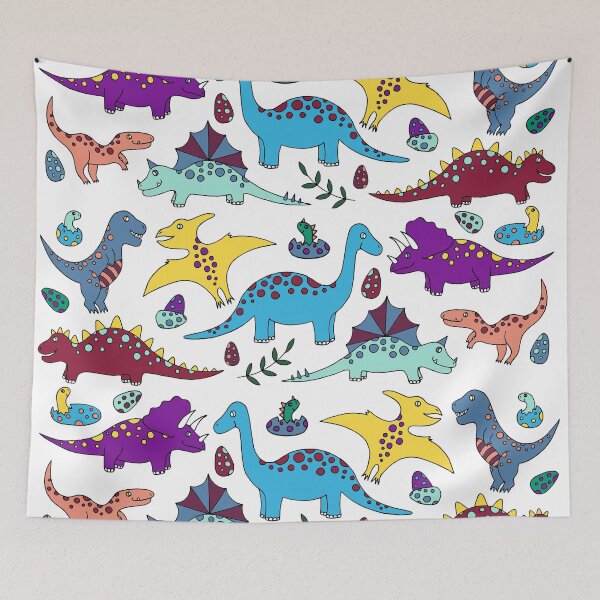 Item preview, Cute Dinosaurs || Prehistoric || Dino || Kids designed and sold by Hilary Leslie.