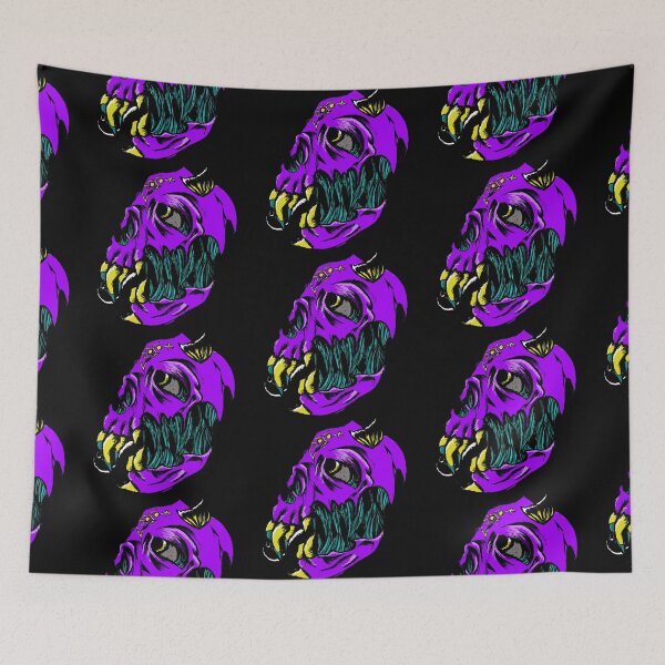 Item preview, Regal Purple Demon Skull  designed and sold by PoesUnderstudy.