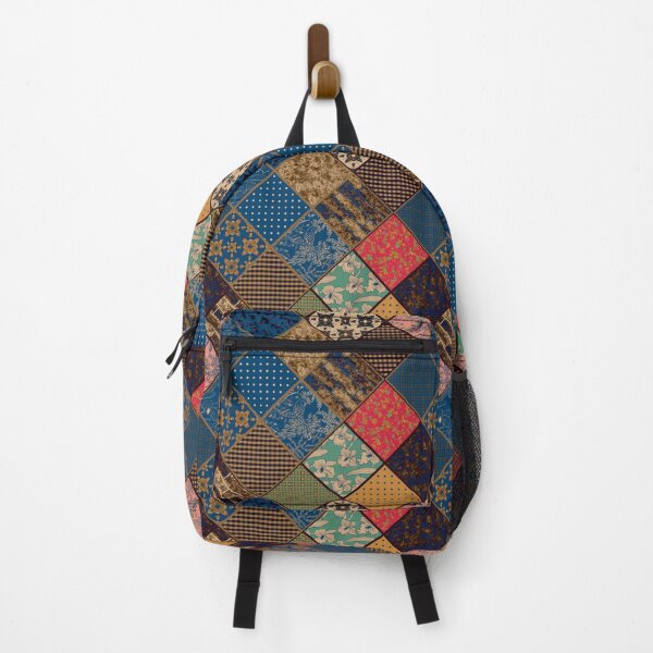 Item preview, Rustic patchwork, Granny pattern, rustic, patchwork, fashion, folklore designed and sold by fuzzyfox.