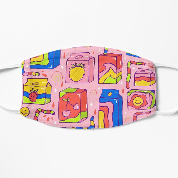 Juice Box Print Flat Mask