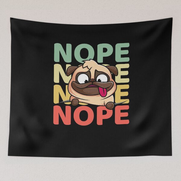 Item preview, Nope Lazy Pug Shirt / Pug Gifts / Funny Cute Pugs / Pug Owner Gift / Pug Life / Gift for Pug Lovers / Pug Dog / Lazy Pug Tee  designed and sold by walidsam07.
