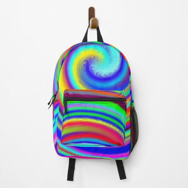 Item preview, Rainbow Feather Spiral - Pintura digital en colores pastel designed and sold by Dator-Abstracts.