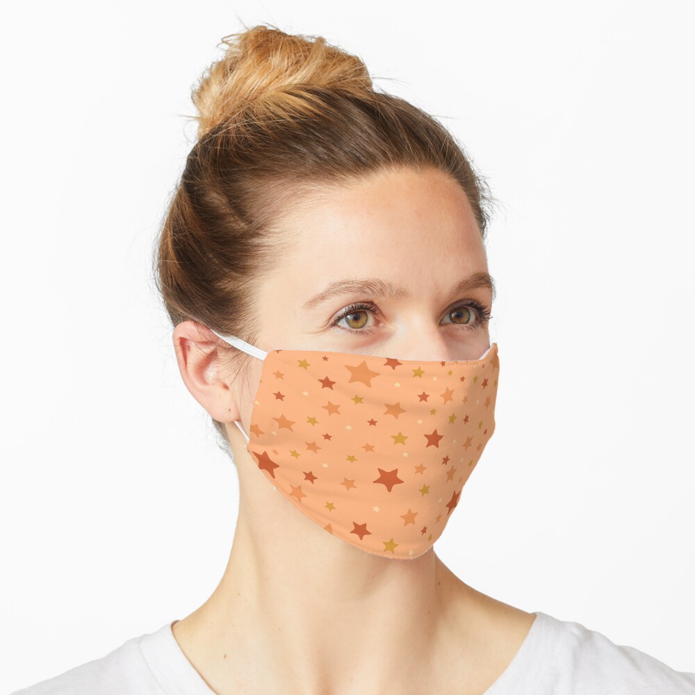 Vintage Star Print Mask