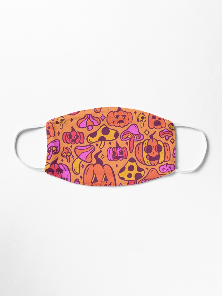 Alternate view of Mushrooms and Pumpkins Mask