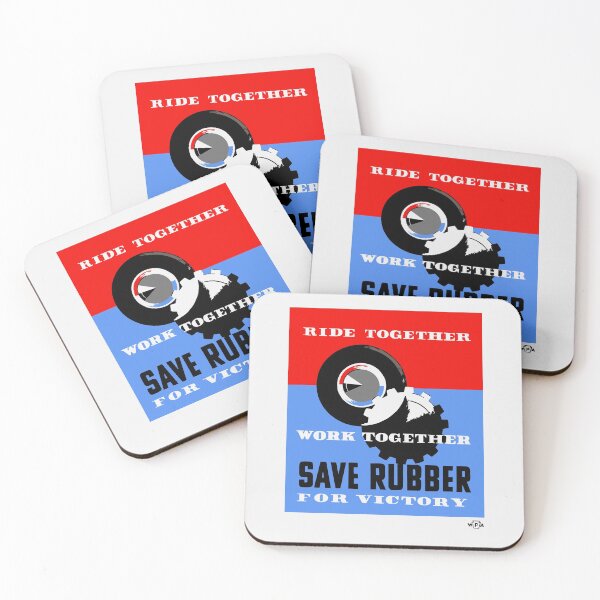 Item preview, Save Rubber For Victory -- WPA designed and sold by warishellstore.