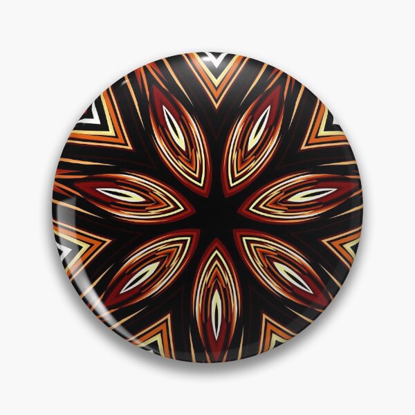 Item preview, Copper Blossom - Abstract Kaleidoscope Artwork designed and sold by Dator-Abstracts.