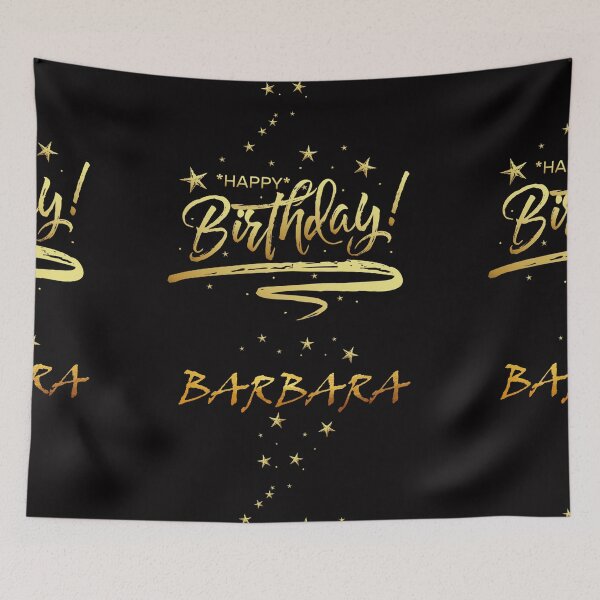 Item preview, HAPPY BIRTHDAY BARBARA : Unique & Special Gift that Customs on your Personal Name with an Enjoying & Lovely Design designed and sold by roji-world-shop.