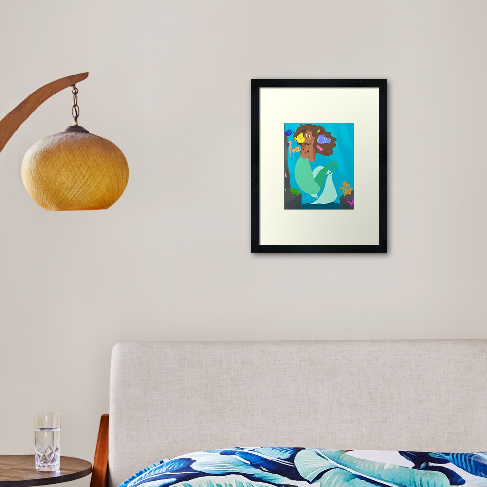 Item preview, Framed Art Print designed and sold by sodapopsketches.