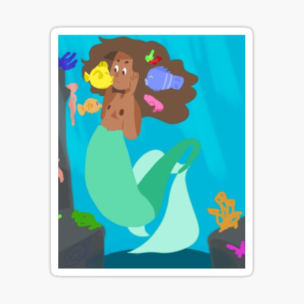 Mermaid and Friends! Sticker
