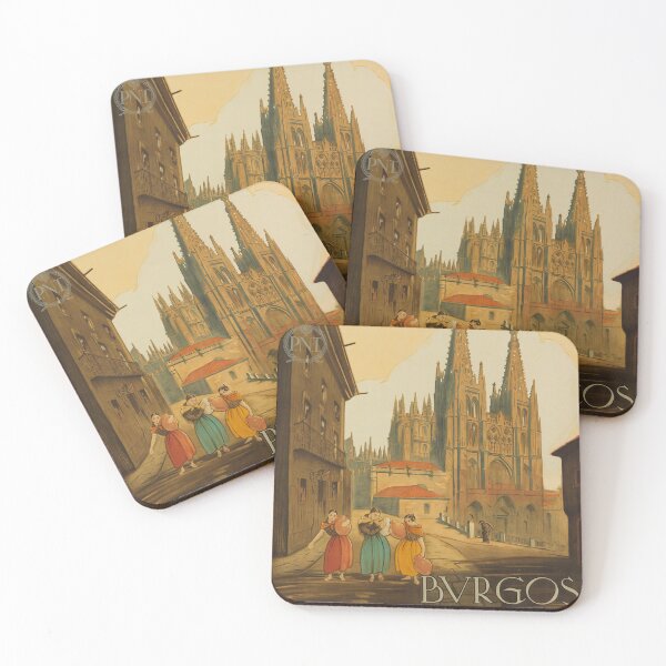 Item preview, Bvrgos vintage travel poster designed and sold by stickart-marek.