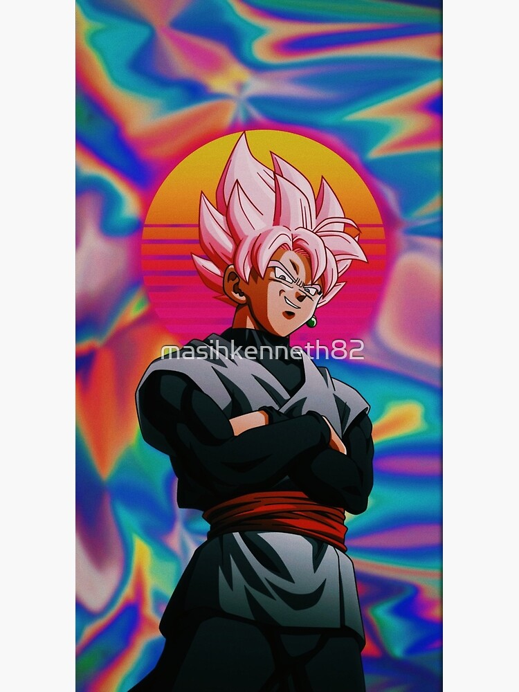 Goku Black Aesthetic Edit Postcard for Sale by masihkenneth82