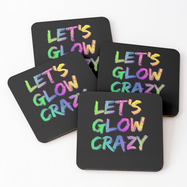 Item preview, Let's Glow Crazy Colorful EDM Party Gift designed and sold by gvcepts.