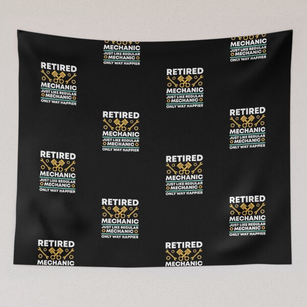 Item preview, Funny Happy Retired Mechanic designed and sold by livegood.