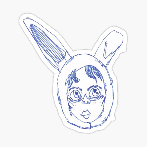 cute enya enjajaja bunny Sticker