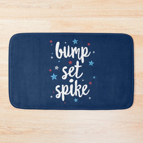 Item preview, Bump Set Spike Volleyball T-Shirt Stars USA Spiker Red Blue designed and sold by 14thFloor.