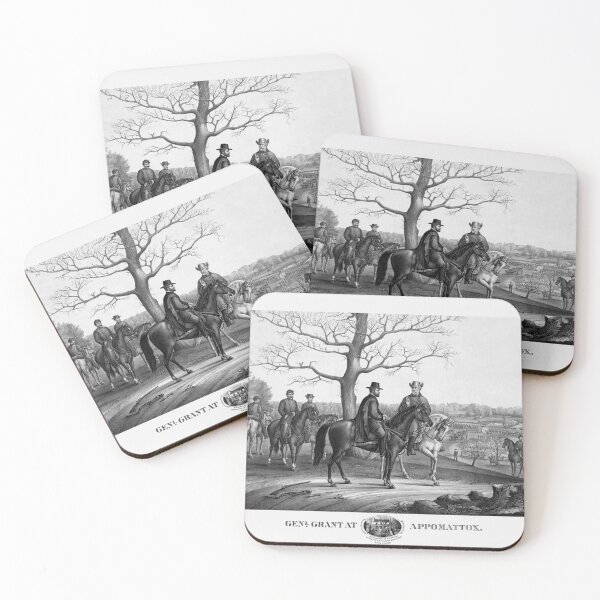 Item preview, Grant And Lee At Appomattox -- Civil War designed and sold by warishellstore.