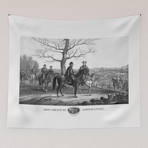 Item preview, Grant And Lee At Appomattox -- Civil War designed and sold by warishellstore.