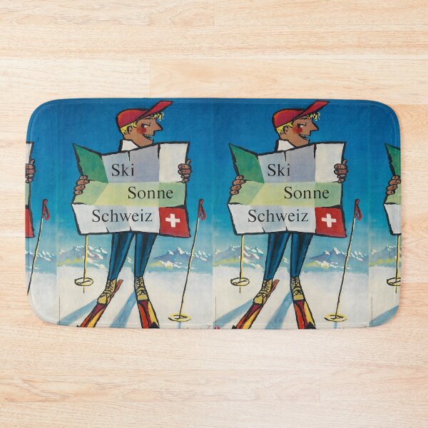 Artikelvorschau, Ski Sonne Schweiz vintage travel poster entworfen und verkauft von stickart-marek.
