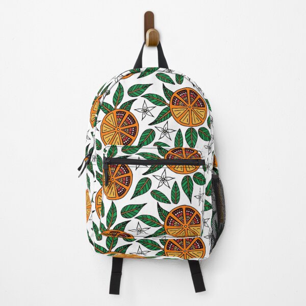 Item preview, Oranges and Flowers || Summer || Pattern || Fruit || Juice designed and sold by Hilary Leslie.