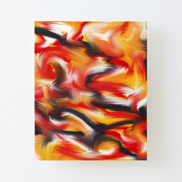 Pattern brush Canvas Mounted Print