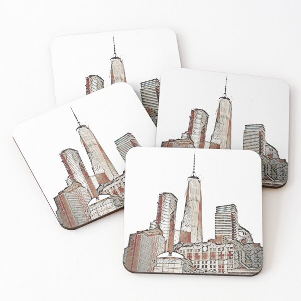 Item preview, Bedrock NY Skyline designed and sold by Marlene Watson-Hall.