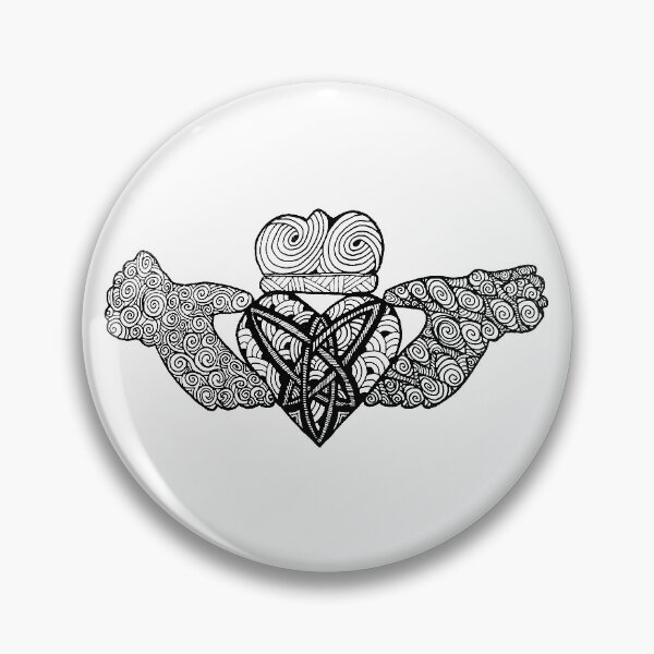 Item preview, Claddagh designed and sold by Zen's Doodles.