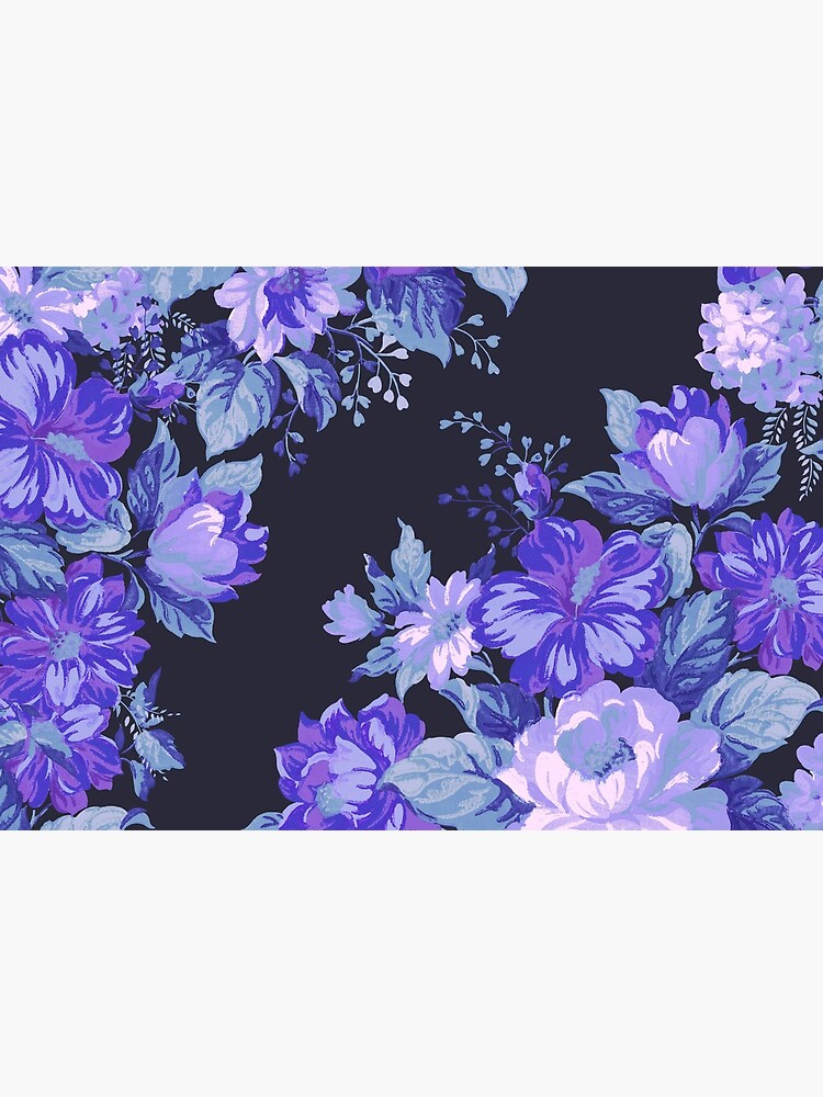 Thumbnail 5 of 5, Mask, Midnight Floral Pattern designed and sold by Steve Haskamp.