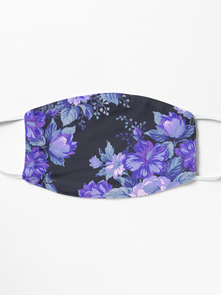 Alternate view of Midnight Floral Pattern Mask