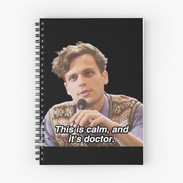Item preview, this is calm and it's doctor - matthew gray gubler designed and sold by reaganreese.