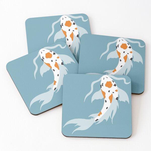 Item preview, Koi Fish Blue Background designed and sold by dreamdrawer15.