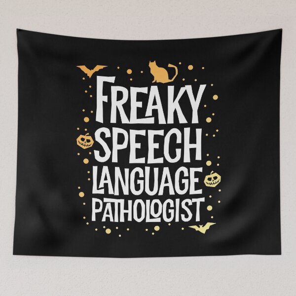 Item preview, Freaky Speech Language Pathologist T-Shirt Halloween SLP designed and sold by 14thFloor.