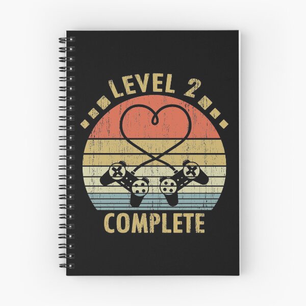 Item preview, Level 2 Complete - 2nd Wedding Anniversary Gift Video Gamer designed and sold by nana1099.