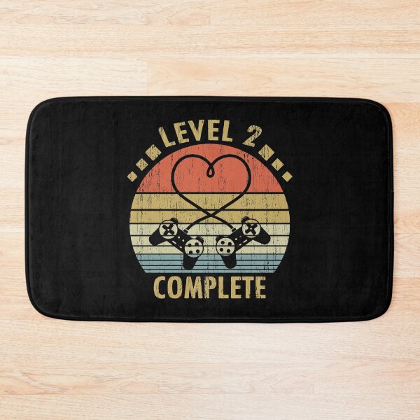 Item preview, Level 2 Complete - 2nd Wedding Anniversary Gift Video Gamer designed and sold by nana1099.