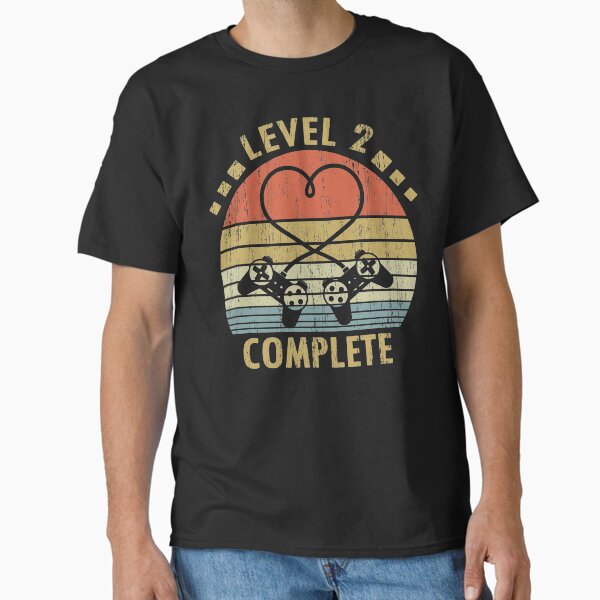 Item preview, Level 2 Complete - 2nd Wedding Anniversary Gift Video Gamer designed and sold by nana1099.