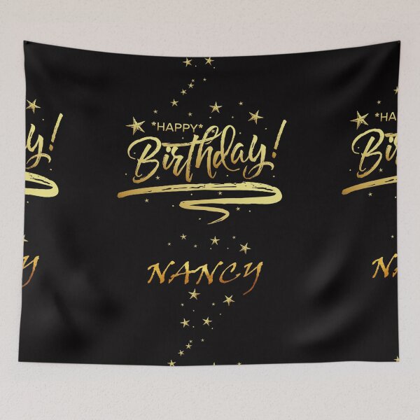 Item preview, HAPPY BIRTHDAY NANCY : Unique & Special Gift that Customs on your Personal Name with an Enjoying & Lovely Design designed and sold by roji-world-shop.