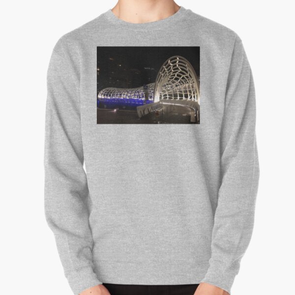 Webb Bridge at Night III Pullover Sweatshirt