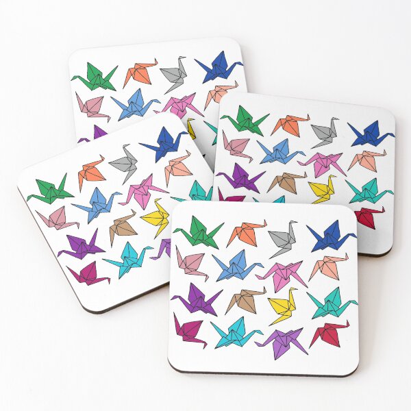 Item preview, Origami Cranes || Colored Pattern || Paper Folding  designed and sold by Hilary Leslie.