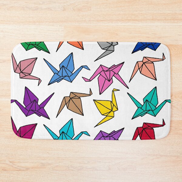 Item preview, Origami Cranes || Colored Pattern || Paper Folding  designed and sold by Hilary Leslie.