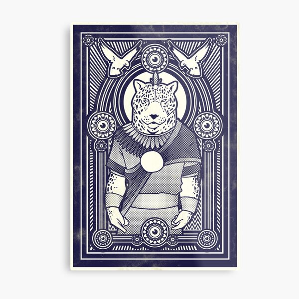 The Visitor from the West  Metal Print